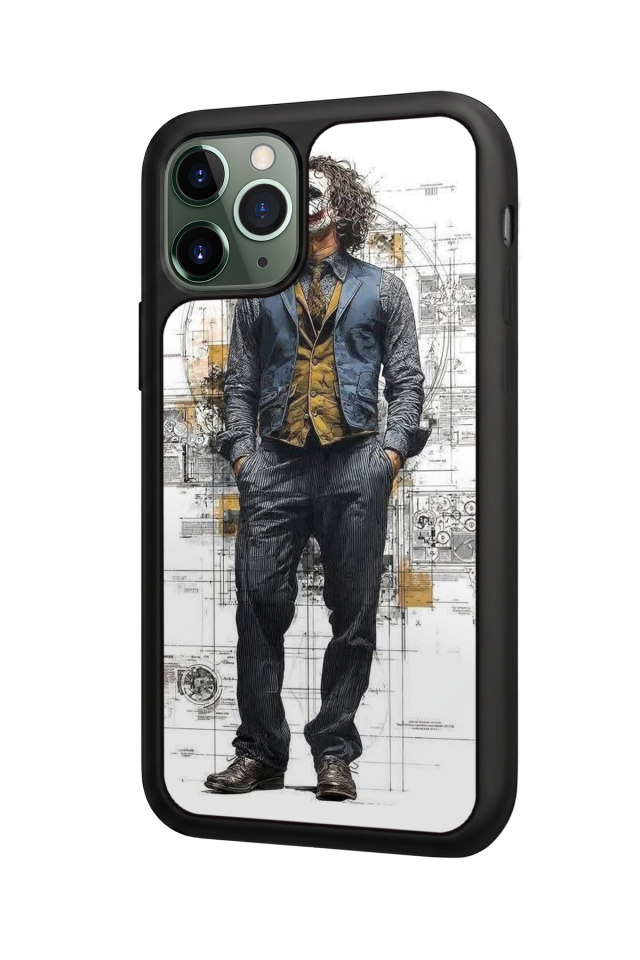 iPhone 11 Pro Max Uyumlu Joker Tasarımlı Glossy Premium Kılıf