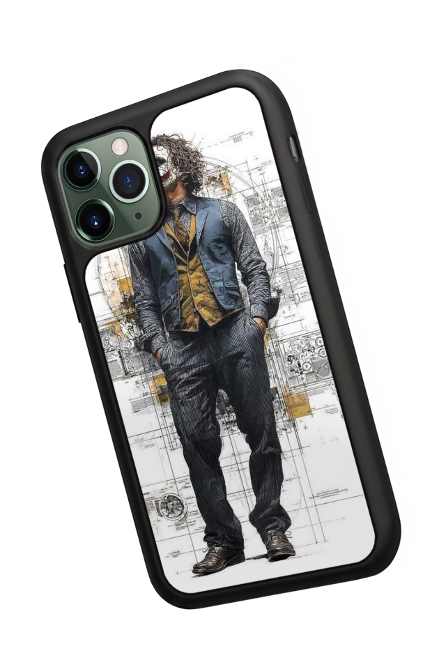 iPhone 11 Pro Max Uyumlu Joker Tasarımlı Glossy Premium Kılıf