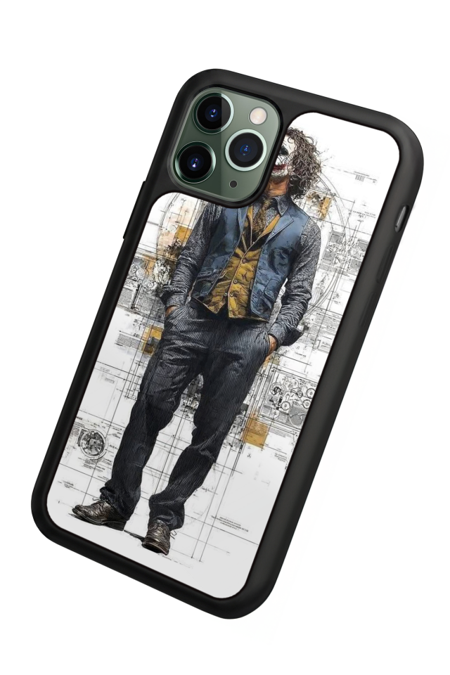 iPhone 11 Pro Max Uyumlu Joker Tasarımlı Glossy Premium Kılıf