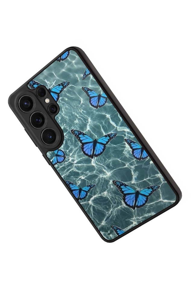 Samsung Galaxy S26 Ultra Uyumlu Kelebek Tasarımlı Glossy Premium Kılıf