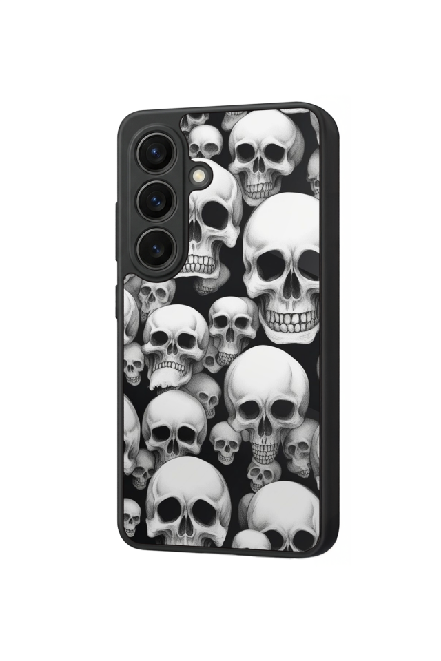 Samsung Galaxy S26 Uyumlu KuruKafa Tasarımlı Glossy Premium Kılıf
