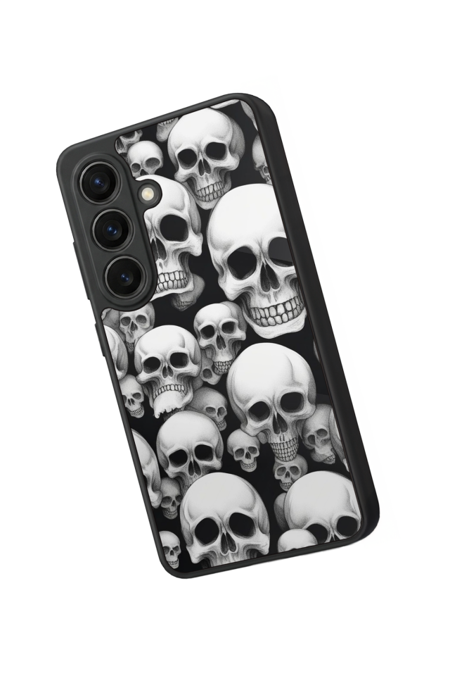 Samsung Galaxy S26 Uyumlu KuruKafa Tasarımlı Glossy Premium Kılıf
