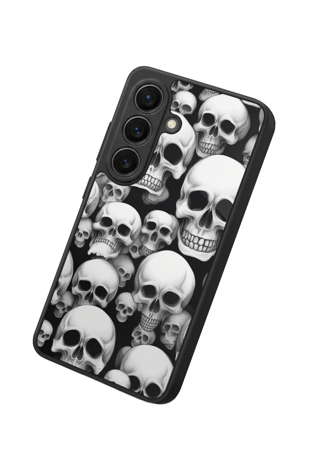 Samsung Galaxy S26 Uyumlu KuruKafa Tasarımlı Glossy Premium Kılıf