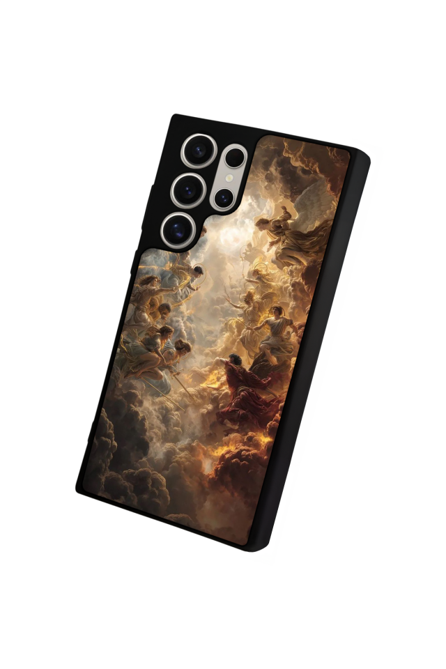 Samsung Galaxy S24 Ultra Uyumlu Melek Tasarımlı Glossy Premium Kılıf