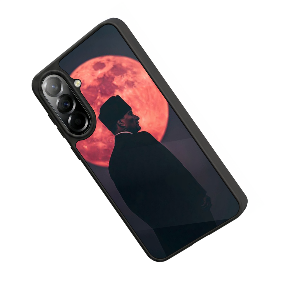 Samsung Galaxy A57 Uyumlu Mustafa Kemal Ataturk Tasarımlı Glossy Premium Kılıf
