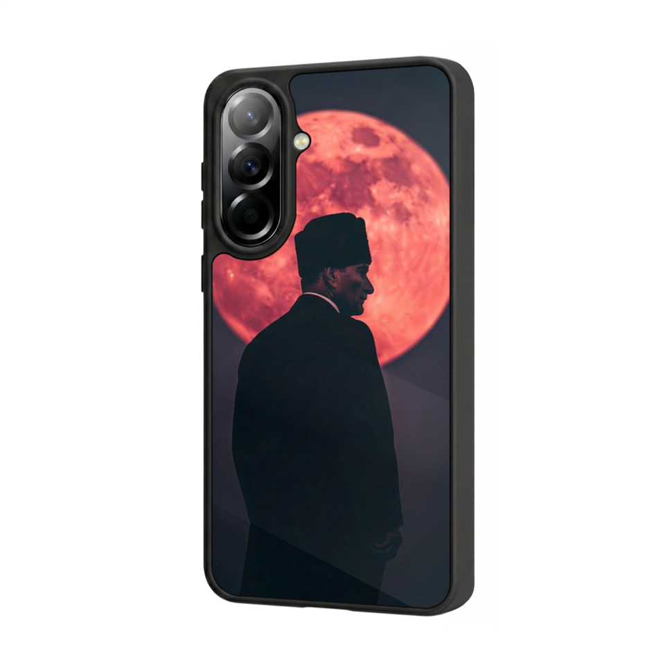 Samsung Galaxy A57 Uyumlu Mustafa Kemal Ataturk Tasarımlı Glossy Premium Kılıf