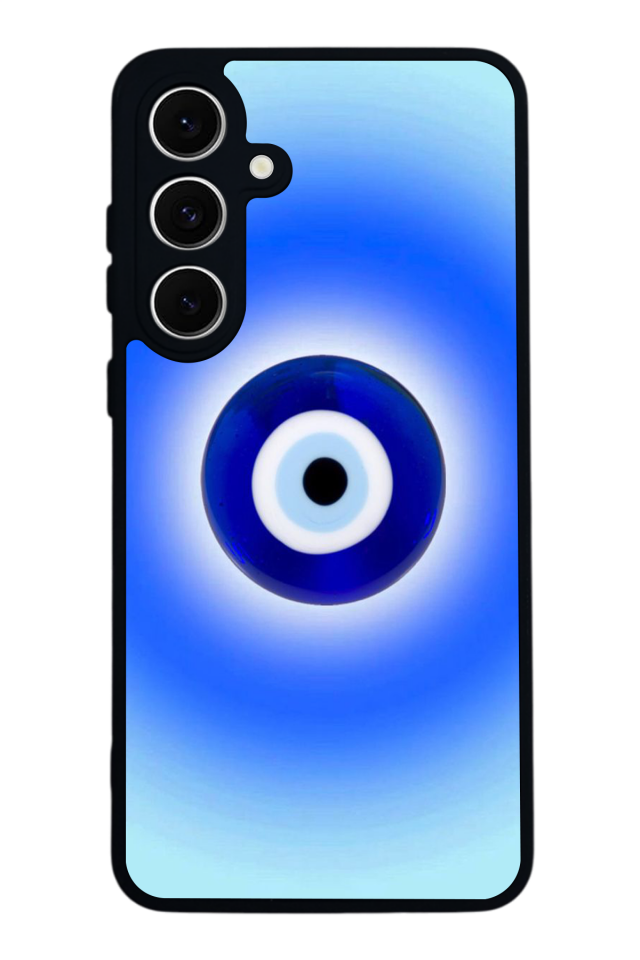Samsung Galaxy A16 Uyumlu Nazar Tasarımlı Glossy Premium Kılıf