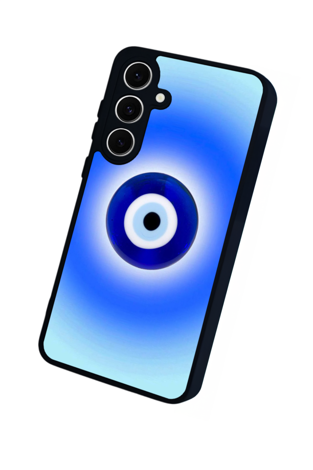Samsung Galaxy A16 Uyumlu Nazar Tasarımlı Glossy Premium Kılıf