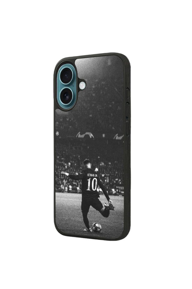 iPhone 16 Uyumlu Neymar Tasarımlı Glossy Premium Kılıf