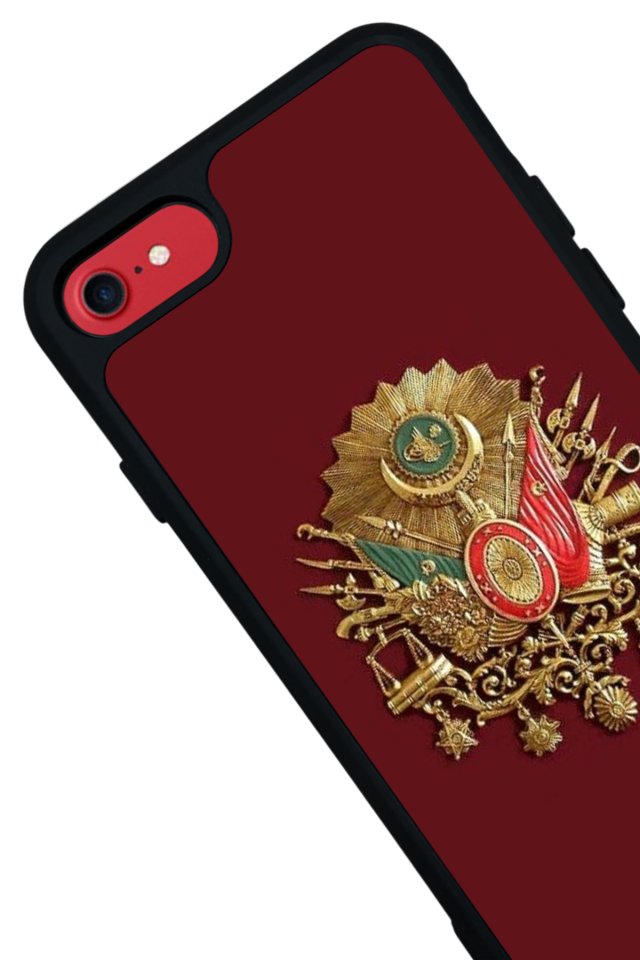 iPhone SE Uyumlu Osmanli Tugrasi Tasarımlı Glossy Premium Kılıf
