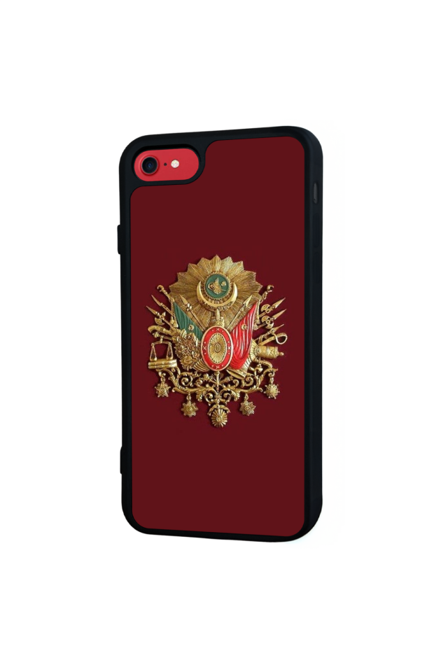 iPhone SE Uyumlu Osmanli Tugrasi Tasarımlı Glossy Premium Kılıf