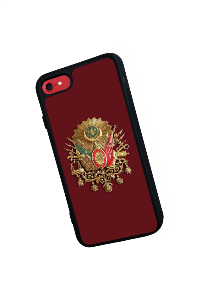 iPhone SE Uyumlu Osmanli Tugrasi Tasarımlı Glossy Premium Kılıf