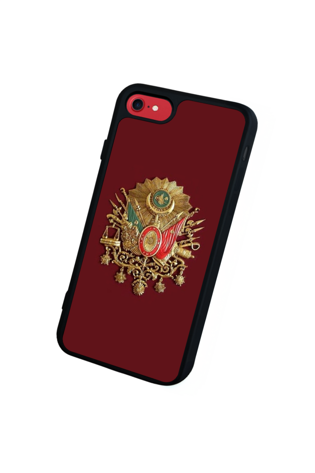 iPhone SE Uyumlu Osmanli Tugrasi Tasarımlı Glossy Premium Kılıf