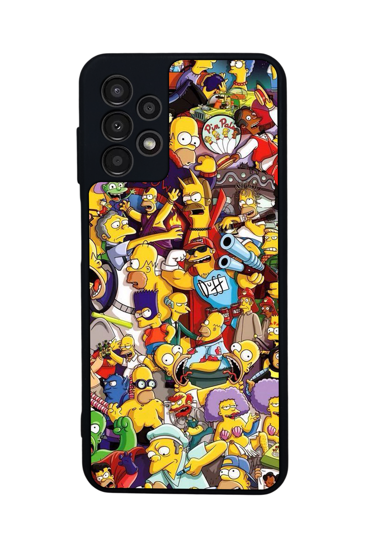 Samsung Galaxy A13 Uyumlu The Simpsons Tasarımlı Glossy Premium Kılıf
