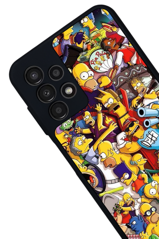 Samsung Galaxy A13 Uyumlu The Simpsons Tasarımlı Glossy Premium Kılıf
