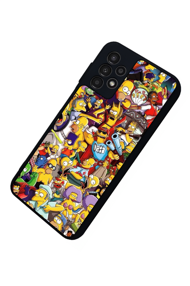 Samsung Galaxy A13 Uyumlu The Simpsons Tasarımlı Glossy Premium Kılıf