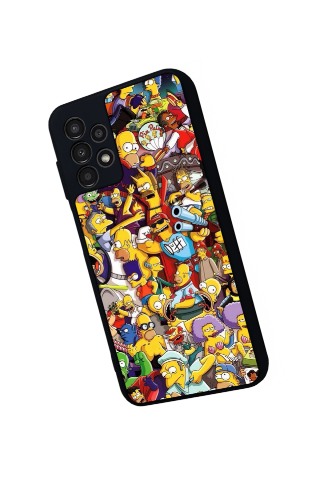 Samsung Galaxy A13 Uyumlu The Simpsons Tasarımlı Glossy Premium Kılıf
