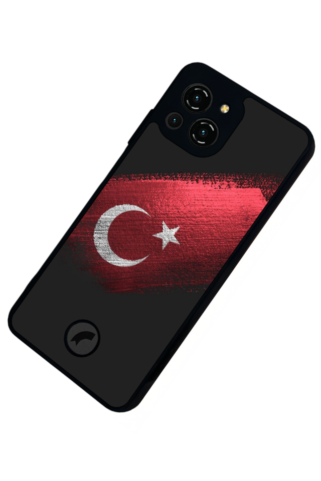 Reeder S23 Pro Max Uyumlu TurkBayragi Tasarımlı Glossy Premium Kılıf
