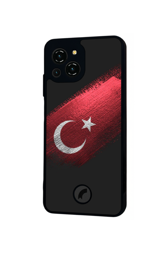 Reeder S23 Pro Max Uyumlu TurkBayragi Tasarımlı Glossy Premium Kılıf
