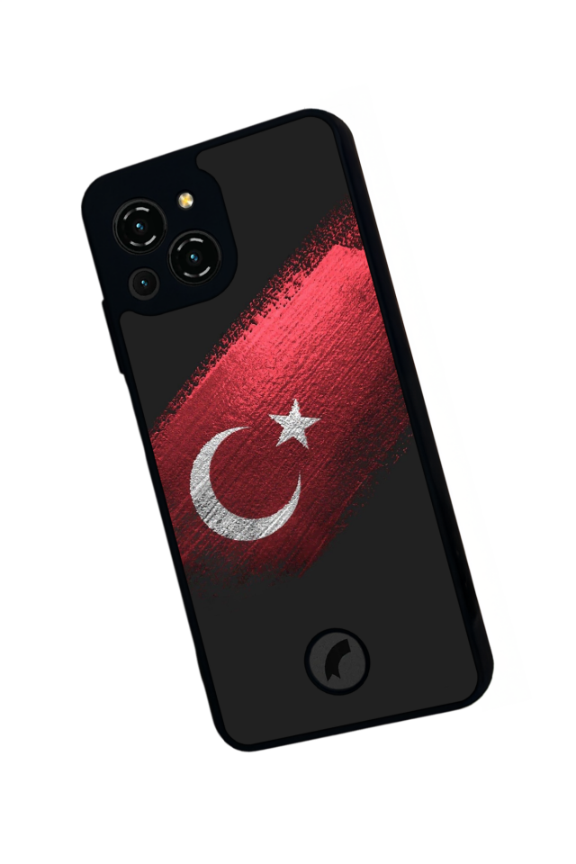 Reeder S23 Pro Max Uyumlu TurkBayragi Tasarımlı Glossy Premium Kılıf