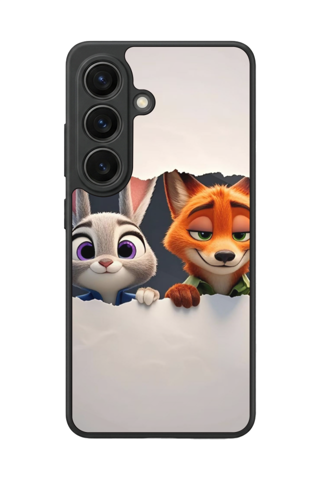 Samsung Galaxy S26 Uyumlu Zootropolis Tasarımlı Glossy Premium Kılıf