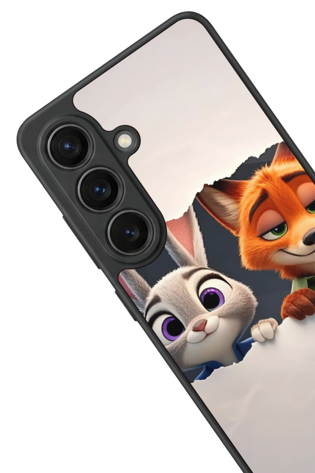 Samsung Galaxy S26 Uyumlu Zootropolis Tasarımlı Glossy Premium Kılıf