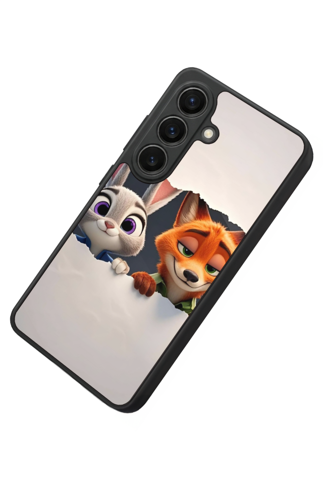Samsung Galaxy S26 Uyumlu Zootropolis Tasarımlı Glossy Premium Kılıf