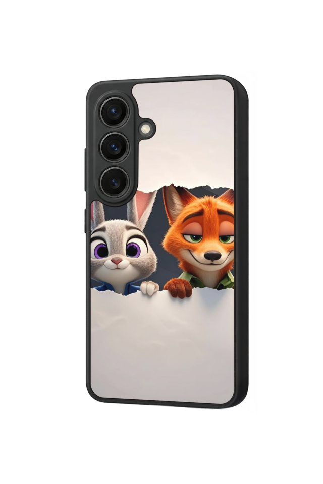 Samsung Galaxy S26 Uyumlu Zootropolis Tasarımlı Glossy Premium Kılıf
