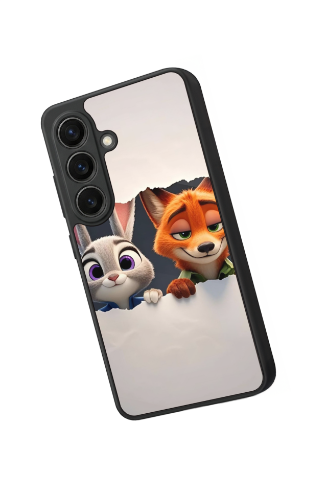 Samsung Galaxy S26 Uyumlu Zootropolis Tasarımlı Glossy Premium Kılıf