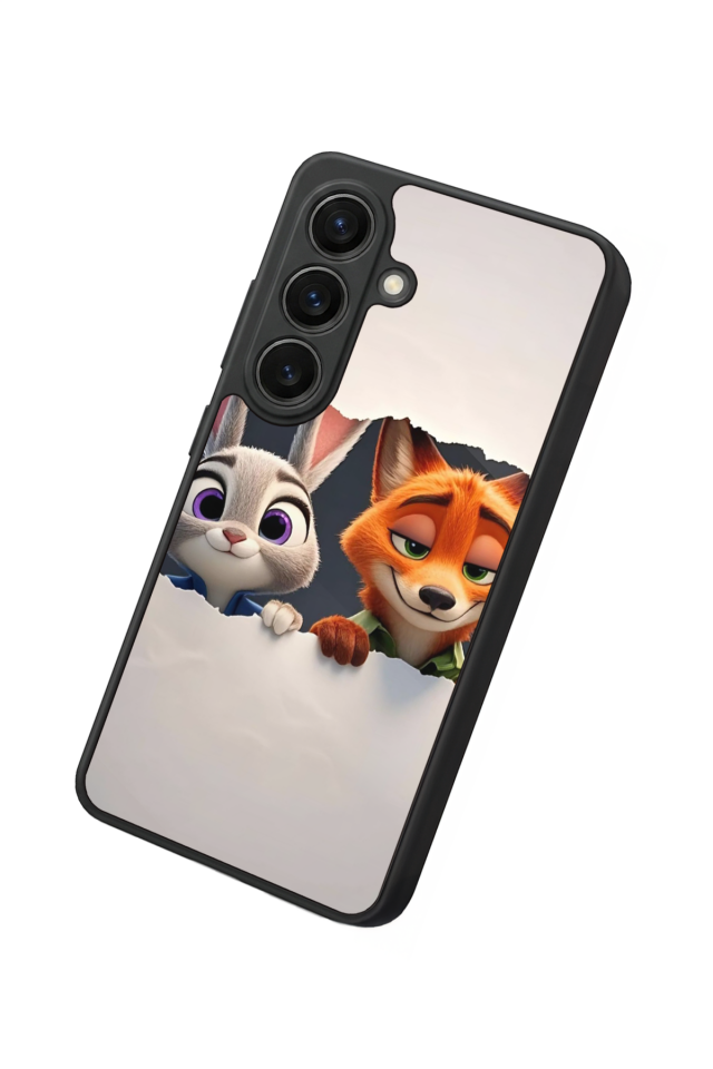 Samsung Galaxy S26 Uyumlu Zootropolis Tasarımlı Glossy Premium Kılıf