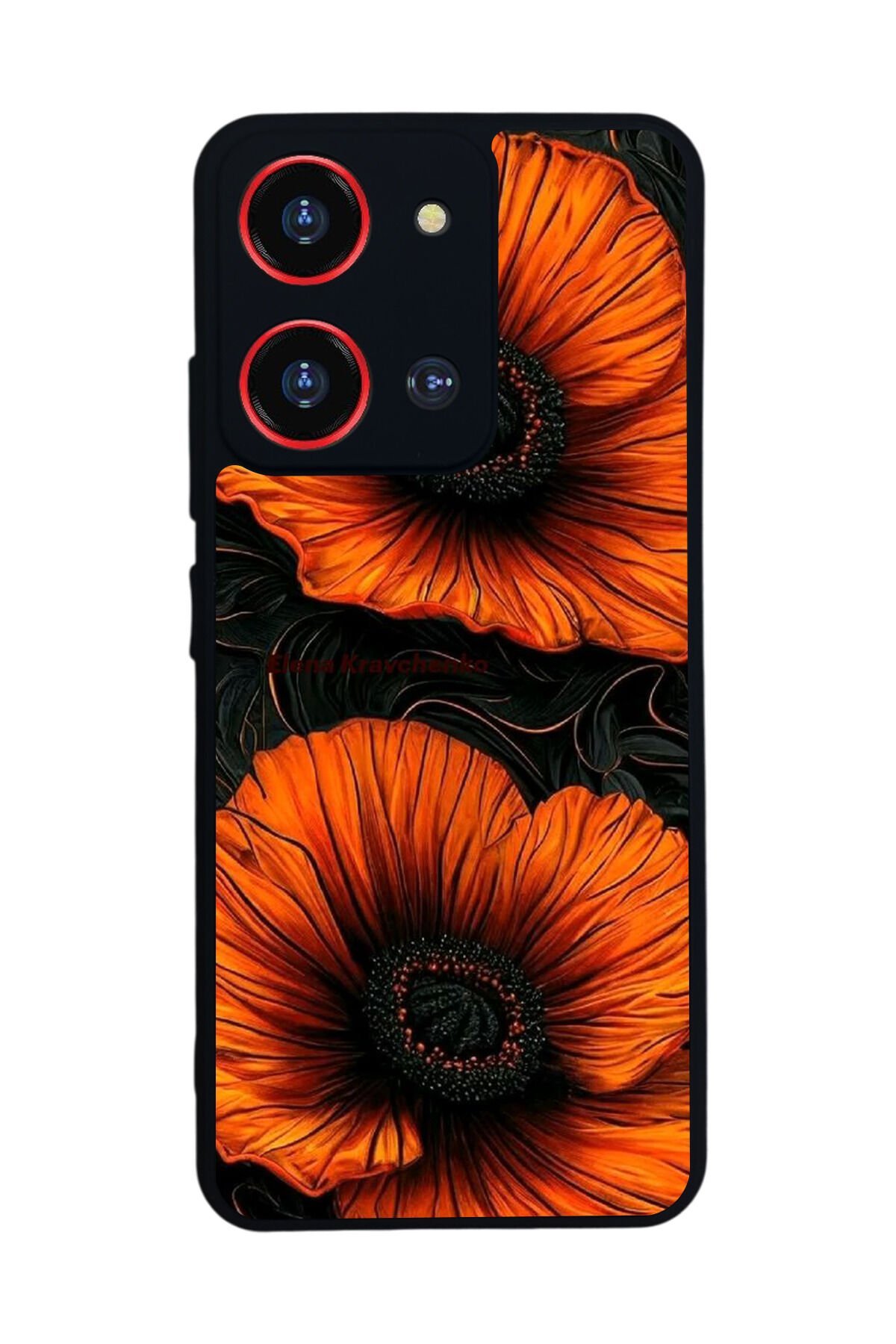 Reeder S19 Max Pro S 108MP Uyumlu Botanik Tasarımlı Glossy Premium Kılıf