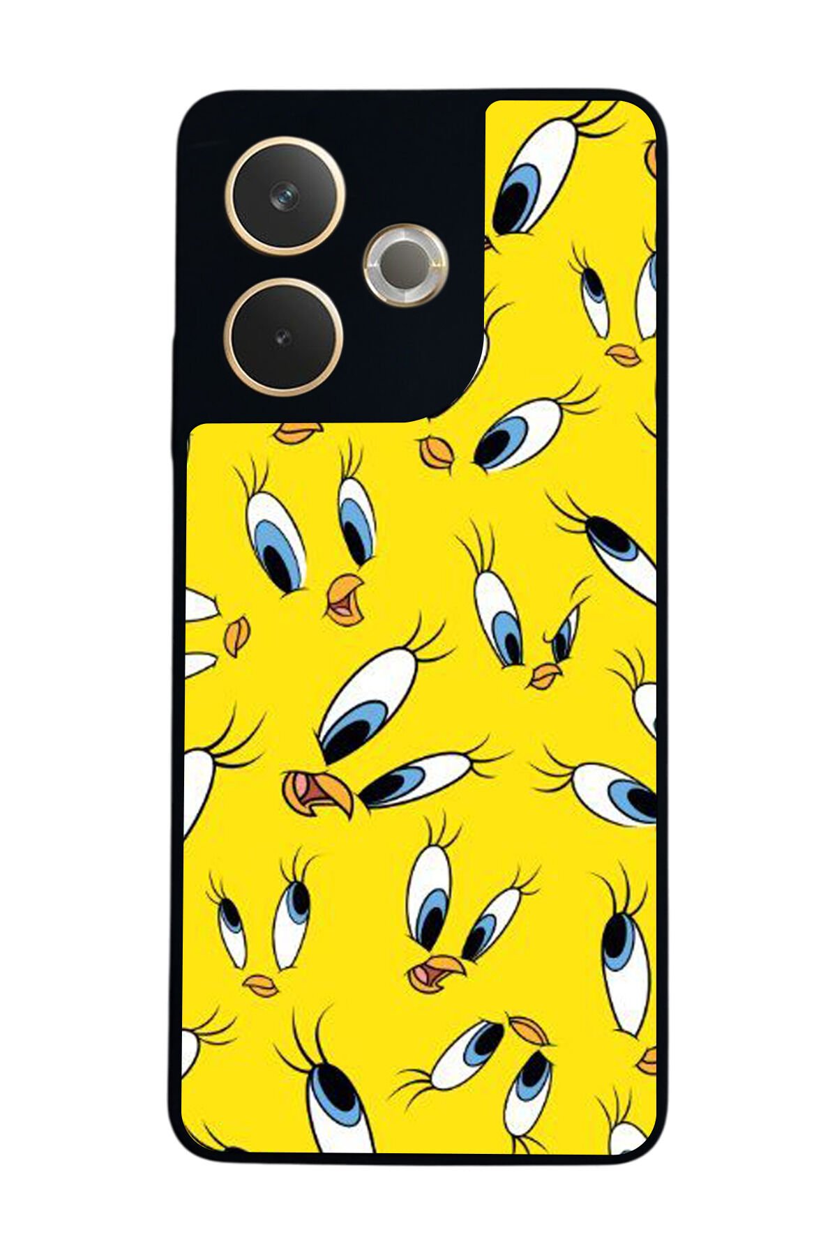 Oppo A5 Pro Uyumlu Tweety Tasarımlı Glossy Premium Kılıf