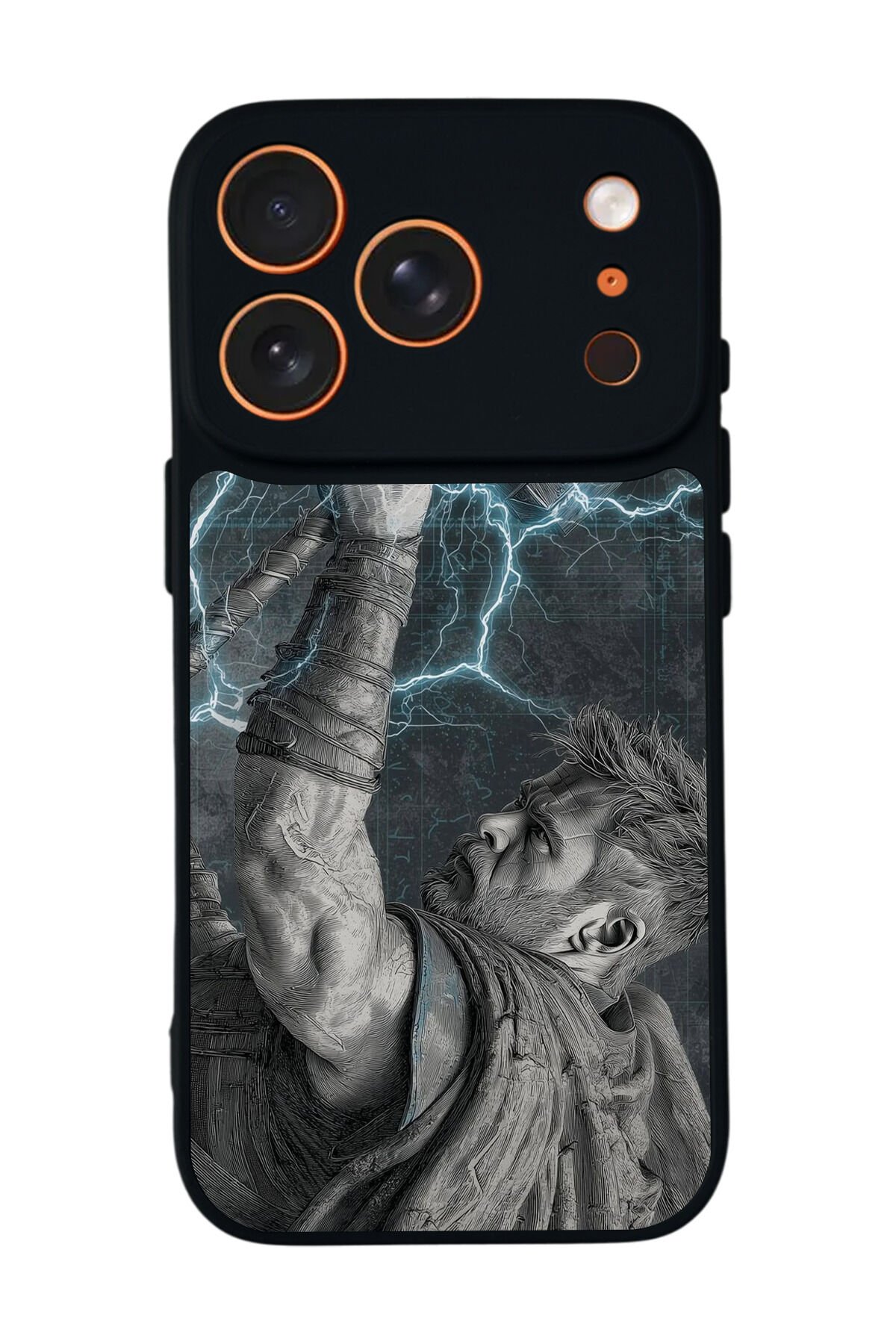 iPhone 17 Pro Max Uyumlu Thor Tasarımlı Glossy Premium Kılıf