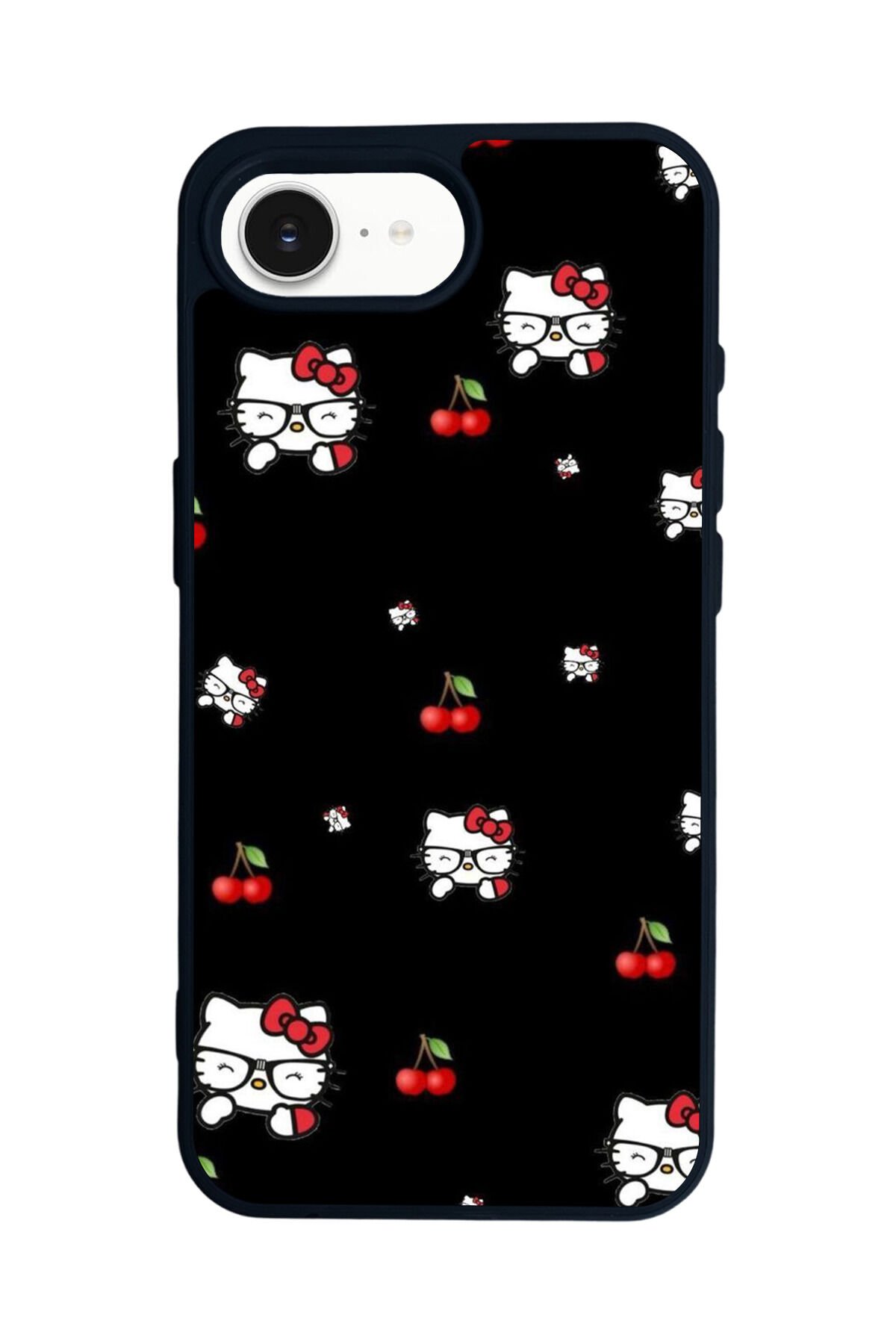 iPhone 16E Uyumlu HelloKitty Tasarımlı Glossy Premium Kılıf