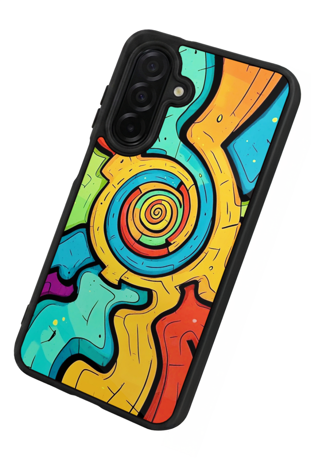 Samsung Galaxy A26 Uyumlu Abstract Tasarımlı Glossy Premium Kılıf