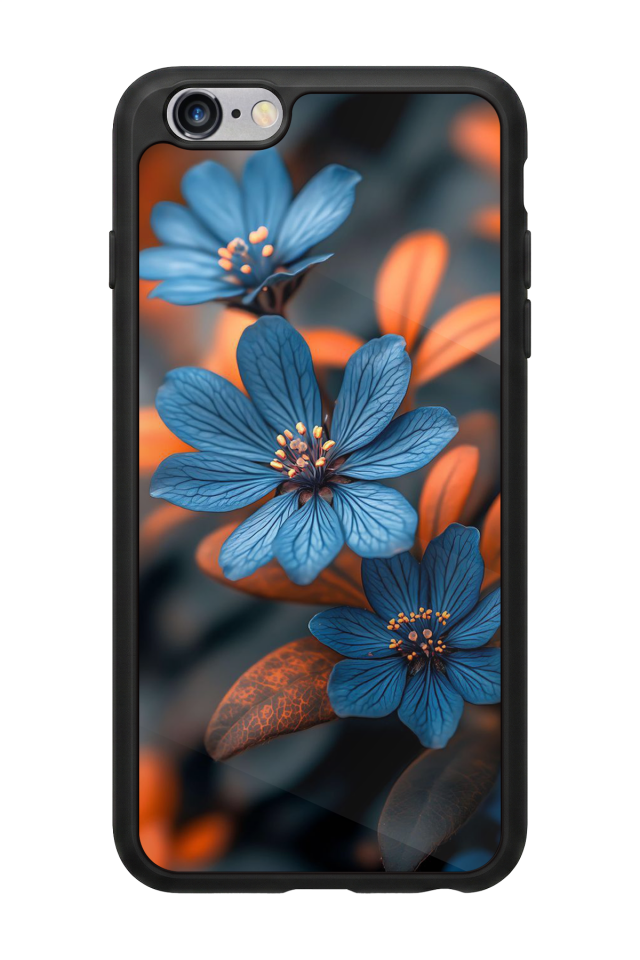 iPhone 6s Plus Uyumlu Cicek Tasarımlı Glossy Premium Kılıf