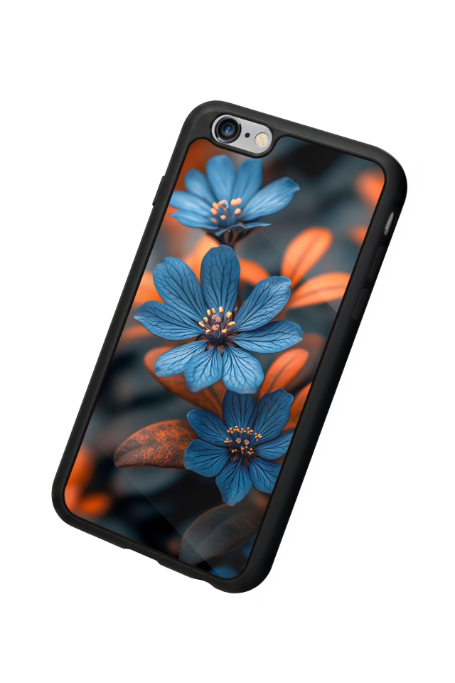 iPhone 6s Plus Uyumlu Cicek Tasarımlı Glossy Premium Kılıf