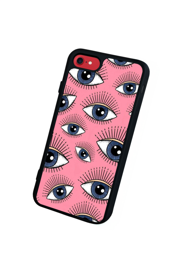 iPhone SE Uyumlu Göz Tasarımlı Glossy Premium Kılıf