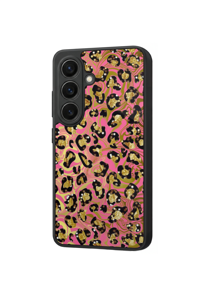 Samsung Galaxy S26 Uyumlu Hologram Leopar Tasarımlı Glossy Premium Kılıf