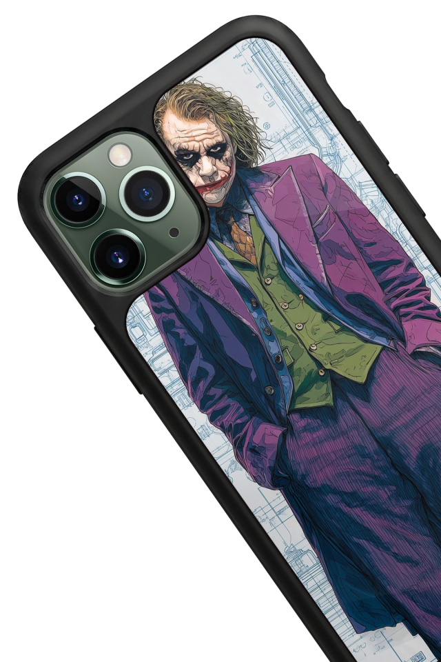 iPhone 11 Pro Max Uyumlu Joker Tasarımlı Glossy Premium Kılıf