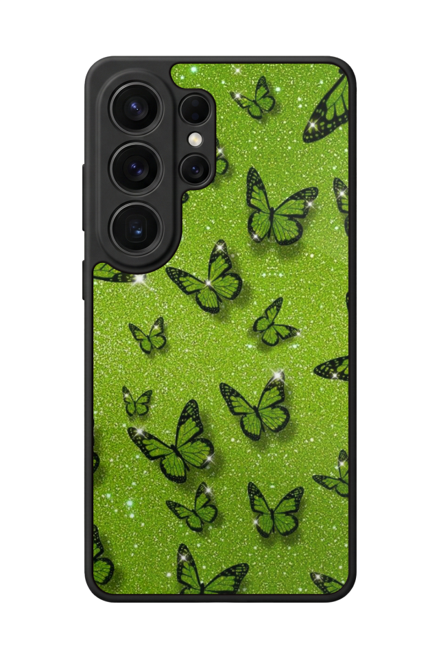 Samsung Galaxy S26 Ultra Uyumlu Kelebek Tasarımlı Glossy Premium Kılıf