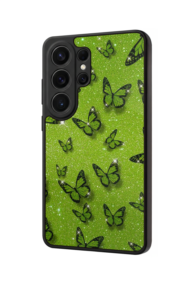 Samsung Galaxy S26 Ultra Uyumlu Kelebek Tasarımlı Glossy Premium Kılıf