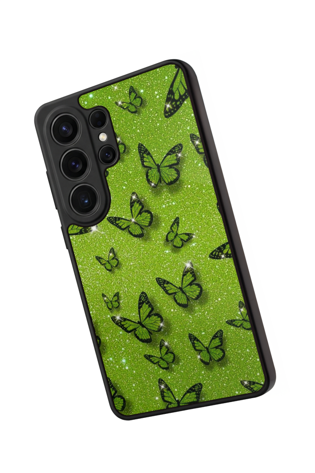 Samsung Galaxy S26 Ultra Uyumlu Kelebek Tasarımlı Glossy Premium Kılıf