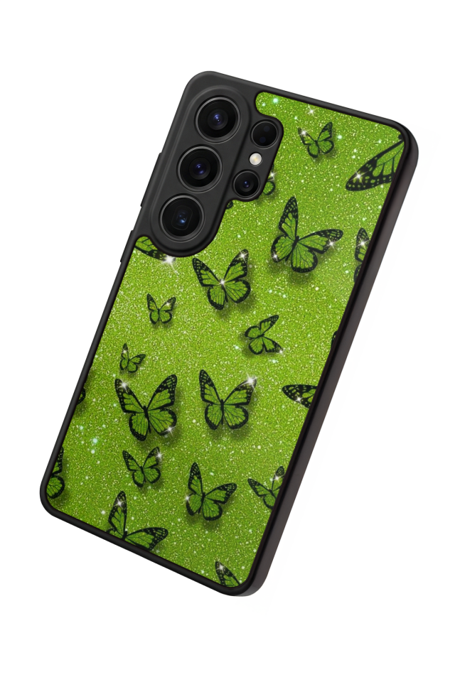 Samsung Galaxy S26 Ultra Uyumlu Kelebek Tasarımlı Glossy Premium Kılıf