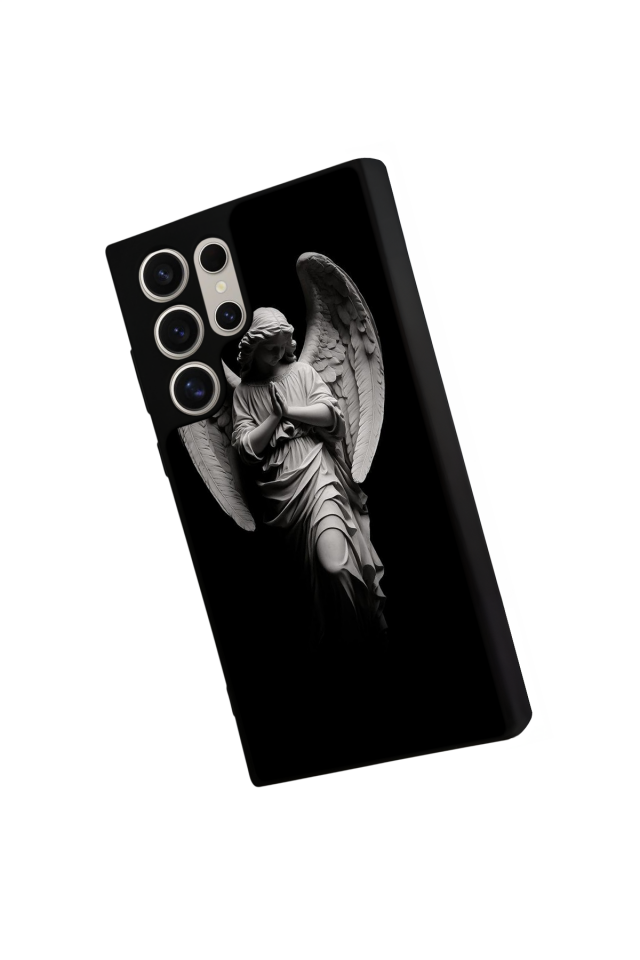 Samsung Galaxy S24 Ultra Uyumlu Melek Tasarımlı Glossy Premium Kılıf