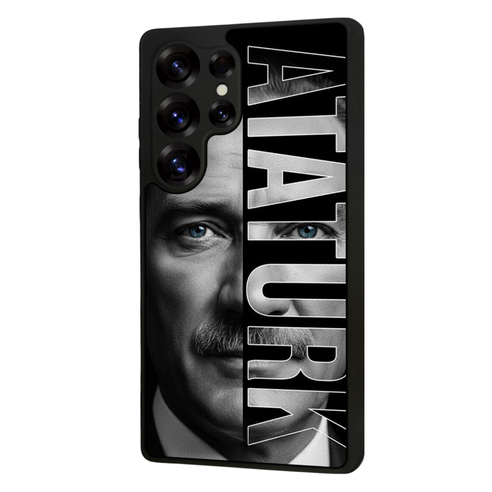 Samsung Galaxy S25 Ultra Uyumlu Mustafa Kemal Ataturk Tasarımlı Glossy Premium Kılıf