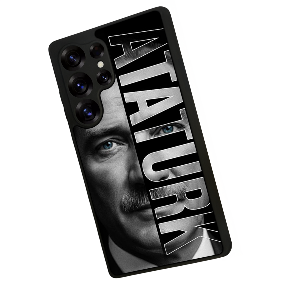 Samsung Galaxy S25 Ultra Uyumlu Mustafa Kemal Ataturk Tasarımlı Glossy Premium Kılıf