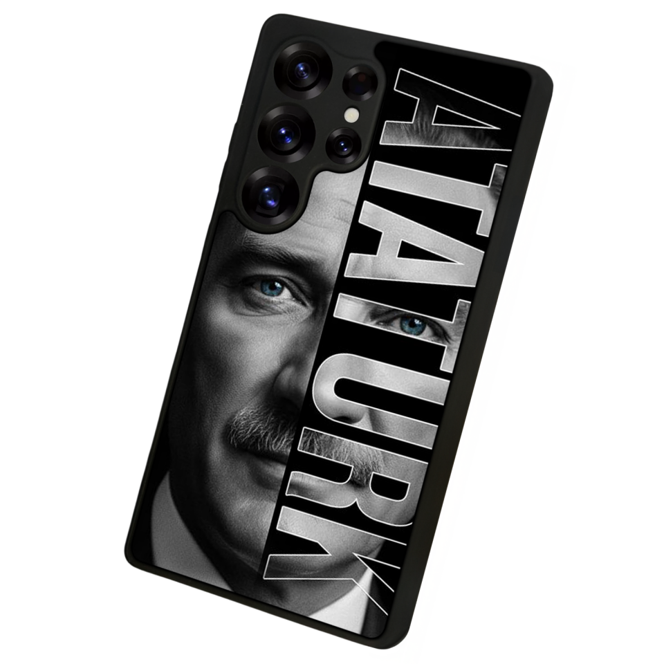 Samsung Galaxy S25 Ultra Uyumlu Mustafa Kemal Ataturk Tasarımlı Glossy Premium Kılıf