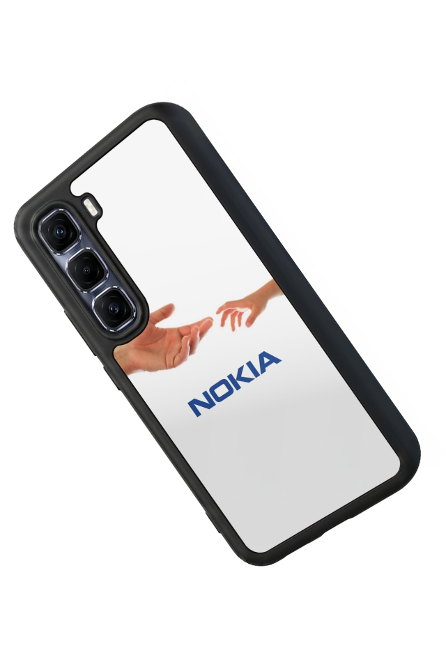 Infinix Hot 60 Pro Plus Uyumlu Nokia Tasarımlı Glossy Premium Kılıf