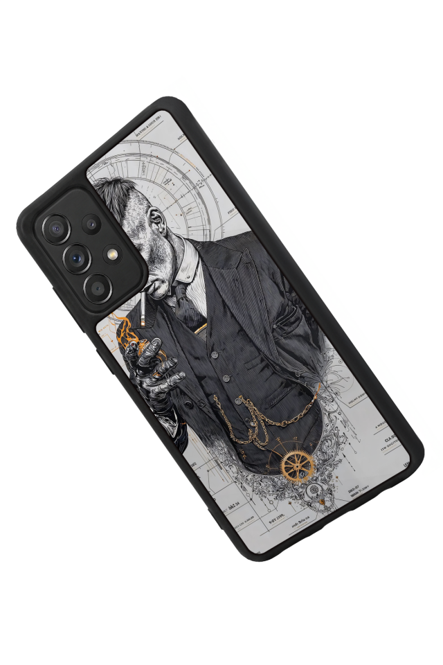 Samsung Galaxy A72 Uyumlu Peaky Blinders Tasarımlı Glossy Premium Kılıf